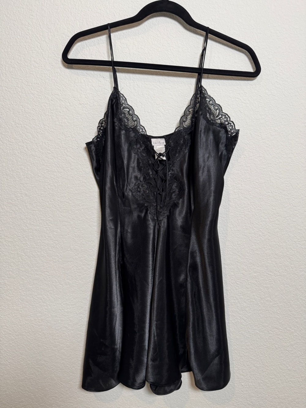 Cacique Lingerie Satin Lace Teddy Playsuit Romper Medium